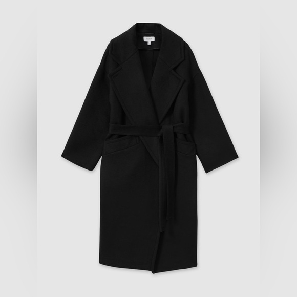 NWT Reiss Bridget Wool Blend Blindseam Trench Coat - Picture 2 of 6